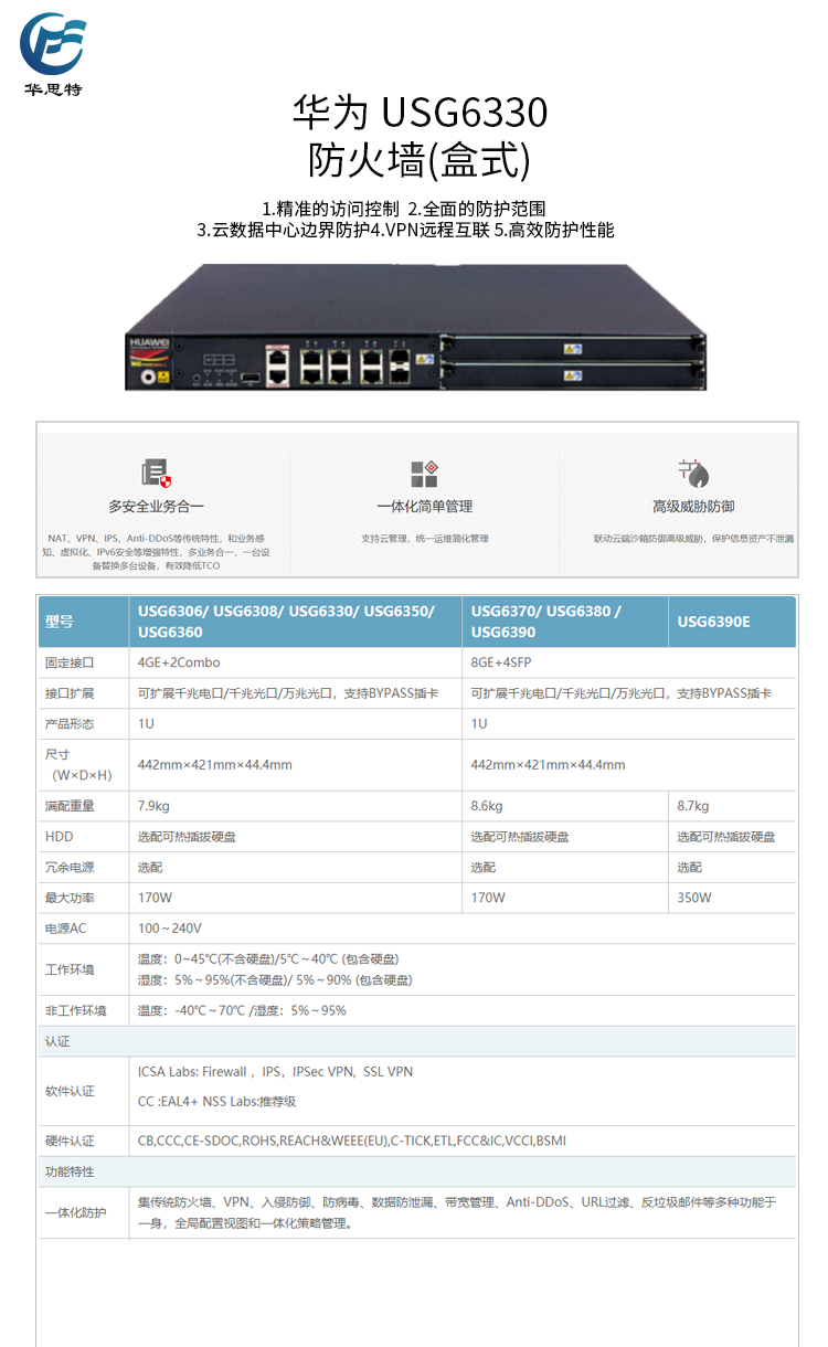 USG6330詳情頁