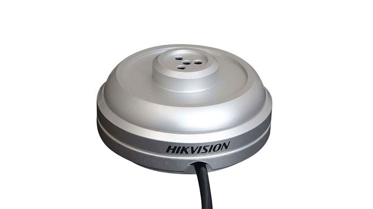 ?？低旽IKVISION DS-2FP1021監(jiān)控?cái)z像頭拾音器 音頻槍機(jī)外接拾音器 高保真收音降噪攝像機(jī)專用拾音器