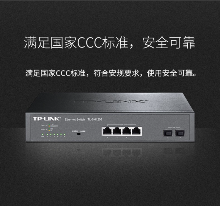 TP-LINK TL-SH1206 6口萬兆交換機(jī)