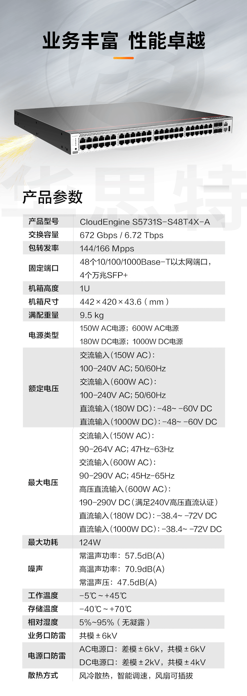 華為 S5731S-S48T4X-A 企業(yè)級(jí)交換機(jī)